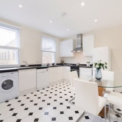 kitchen with dining table, Chester Apartments, Victoria, London