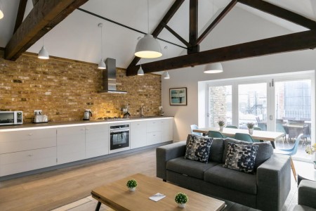 penthouse with large outdoor terrace, Rathbone Apartments, Fitzrovia, London W1