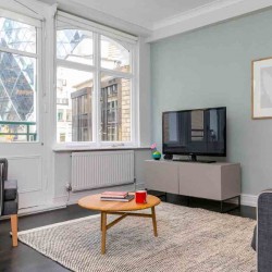 living room in fenchurch apartments, aldgate, london