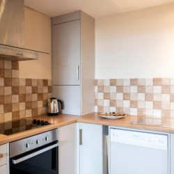 kitchen for self-catering, Castle Apartments, Reading, Berkshire RG1