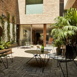 courtyard, Weymouth Apartment, Marylebone, London