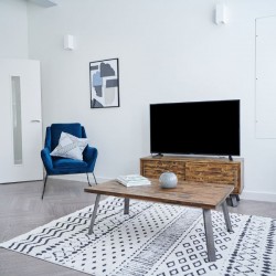 Living room in Shoreditch Apartments, London