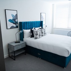 Bedroom in Shoreditch Apartments, London