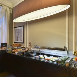 continental buffet breakfast, Queen's Apart Hotel, Kensington, London SW7