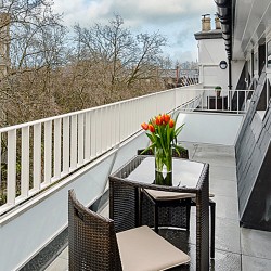 penthouse balcony, The Deluxe Apartments, Kensington, London SW7