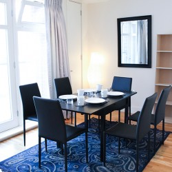 dining table, Moretonhouse Apartments, Pimlico, London
