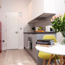 living area, Silver Studio Apartments, Soho, London
