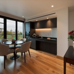 kitchen and dining area in Tower Hill Luxury Apart Hotel