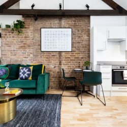 living area, Bloomsbury Apartments, Bloomsbury, London WC1