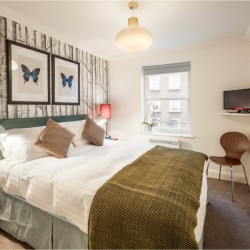 double bedroom, Chiltern Apartments, Marylebone, London