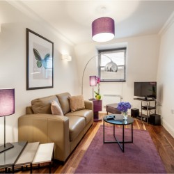 living room, Chiltern Apartments, Marylebone, London