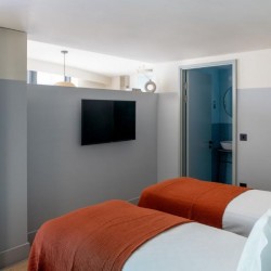 twin bedroom, Bermondsey Apart Hotel, London Bridge, London SE1