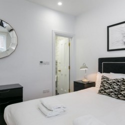 double bedroom, Shaftesbury Apartments 2, Soho, London W1