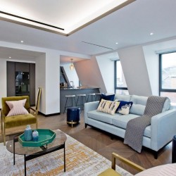living area, The Luxury Residences, Soho, London W1