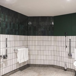 bathroom with disability access, Aldgate East Apart Hotel, Aldgate, London E1