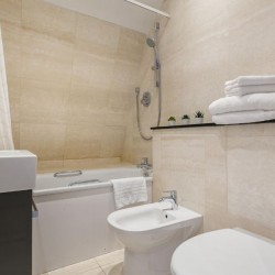 bathroom with bidet, Paddington Apartments, Paddington, London W2