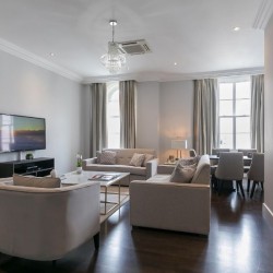 living area, 3 bedroom apartment, Paddington Apartments, Paddington, London W2