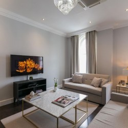 living area, 3 bedroom apartment, Paddington Apartments, Paddington, London W2