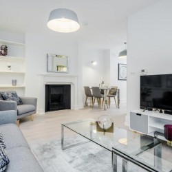 living area, St Martins Apartments, Covent Garden, London WC2