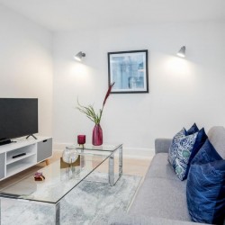 living area, St Martins Apartments, Covent Garden, London WC2