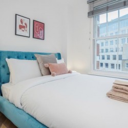 double bedroom, Newman Apartments, Fitzrovia, London W1