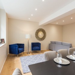 living area, Four Bedroom Apartment, Covent Garden, London WC2