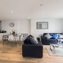 living area, Park Road Apartments, Finchley, London N3
