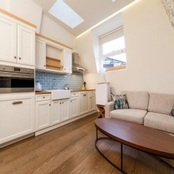 living room and kitchen, Bridge Serviced Flats, London Bridge, London SE1