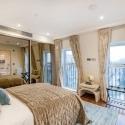 double bedroom, Kensington Penthouse, Kensington, London W8