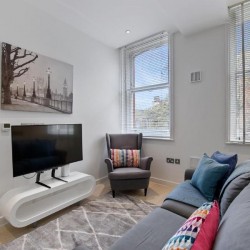 living area, West Apartments, Covent Garden, London WC2