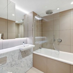 modern bathroom, Mint Serviced Apartments, Tower Hill, London E1