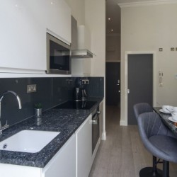 fully equipped kitchen, Cheniston Apartments, Kensington, London W8