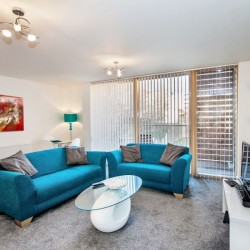 living area with balcony, Milton Keynes Apartments, Milton Keynes, MK9