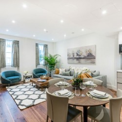 living area, Hyde Park Apartments 1, Kensington, London SW7