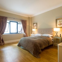 large bedroom with wood floors, Luxury Terrace Apartment, Mayfair, London W1