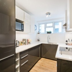 kitchen for self catering, Hyde Park Apartments 2, Kensington, London SW7