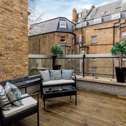 terrace, Hyde Park Apartments 2, Kensington, London SW7