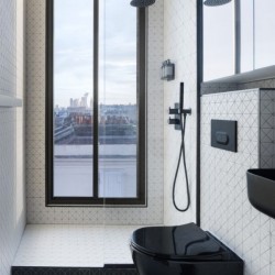 shower room, Hackney Apart Hotel, Hackney, London E8