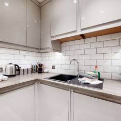 kitchen for self catering, Clarges Apartments, Mayfair, London W1