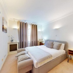 double bedroom with pillows, Bond Street Apartments, Mayfair, London W1