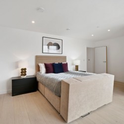 bedroom with double bed, The Residences, Southwark, London SE1