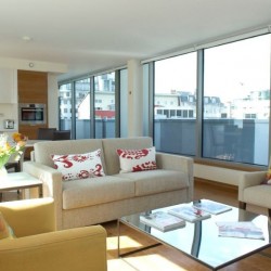 living room with terrace, 1 bedroom, Farringdon Apartments, Farringdon, London EC1