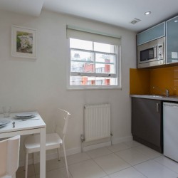 kitchenette and dining area, Bayswater Apartments, Bayswater, London, W2