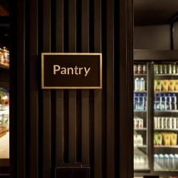 pantry with snacks and drinks, The Apart Hotel Aldgate, City, London E1