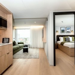 one bedroom apartment, The Apart Hotel Aldgate, City, London E1