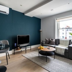 living area, Kensington Apartments, Kensington, London SW7