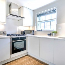 kitchen with high-end appliances, The Soho Penthouse, Soho, London W1D