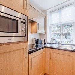 kitchen for self-catering, Seven Dials Apartment, Covent Garden, London WC2