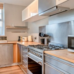 kitchen with dishwasher and microwave, ,Drury Lane Apartment, Covent Garden, London WC2