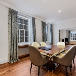 dining table for 6 people, Portman Square Apartment, Marylebone, London W1